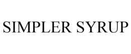 SIMPLER SYRUP trademark