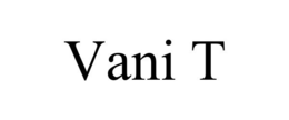 VANI T trademark
