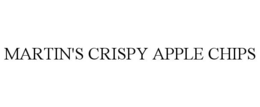 MARTIN'S CRISPY APPLE CHIPS trademark