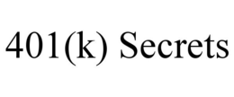401(K) SECRETS trademark