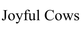JOYFUL COWS trademark