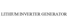 LITHIUM INVERTER GENERATOR trademark
