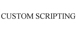 CUSTOM SCRIPTING trademark