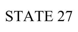 STATE 27 trademark