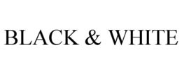 BLACK & WHITE trademark