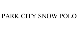 PARK CITY SNOW POLO trademark