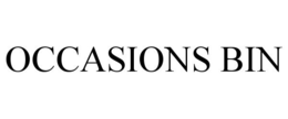 OCCASIONS BIN trademark