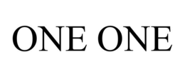 ONE ONE trademark