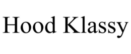 HOOD KLASSY trademark