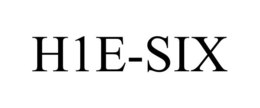 H1E-SIX trademark