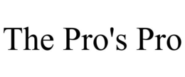 THE PRO'S PRO trademark