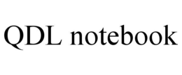 QDL NOTEBOOK trademark