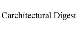 CARCHITECTURAL DIGEST trademark