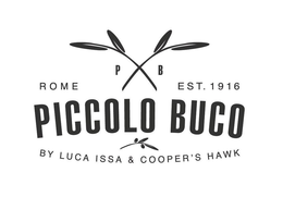 ROME P B EST. 1916 PICCOLO BUCO BY LUCA ISSA & COOPER'S HAWK trademark