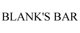 BLANK'S BAR trademark