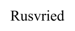 RUSVRIED trademark