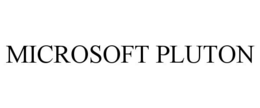 MICROSOFT PLUTON trademark