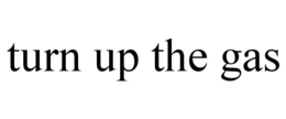 TURN UP THE GAS trademark