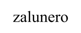 ZALUNERO trademark