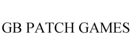 GB PATCH GAMES trademark