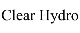 CLEAR HYDRO trademark