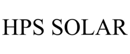 HPS SOLAR trademark