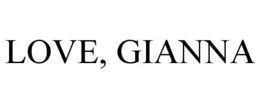 LOVE, GIANNA trademark