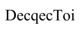 DECQECTOI trademark