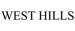WEST HILLS trademark
