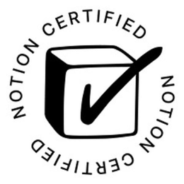 NOTION CERTIFIED NOTION CERTIFIED trademark