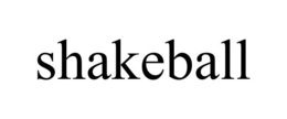 SHAKEBALL trademark