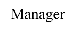 MANAGER trademark