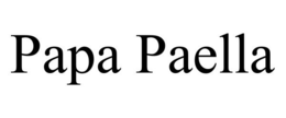 PAPA PAELLA trademark