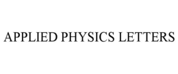 APPLIED PHYSICS LETTERS trademark
