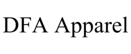 DFA APPAREL trademark