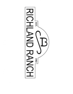 RICHLAND RANCH EST.1982 trademark