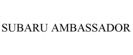 SUBARU AMBASSADOR trademark