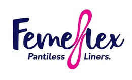 FEMEFLEX PANTILESS LINERS. trademark