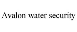 AVALON WATER SECURITY trademark
