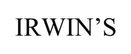 IRWIN'S trademark