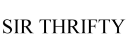 SIR THRIFTY trademark