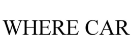 WHERE CAR trademark