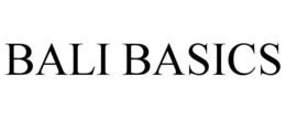BALI BASICS trademark