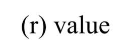 (R) VALUE trademark
