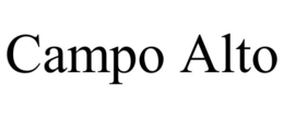 CAMPO ALTO trademark