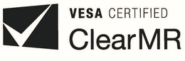 VESA CERTIFIED CLEARMR trademark