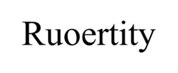 RUOERTITY trademark