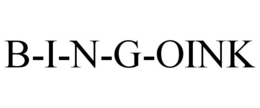 B-I-N-G-OINK trademark