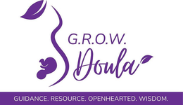 G.R.O.W. DOULA GUIDANCE. RESOURCE. OPENHEARTED. WISDOM. trademark