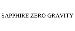SAPPHIRE ZERO GRAVITY trademark
